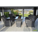 TRIVENTO III DINING SET DARK GREY