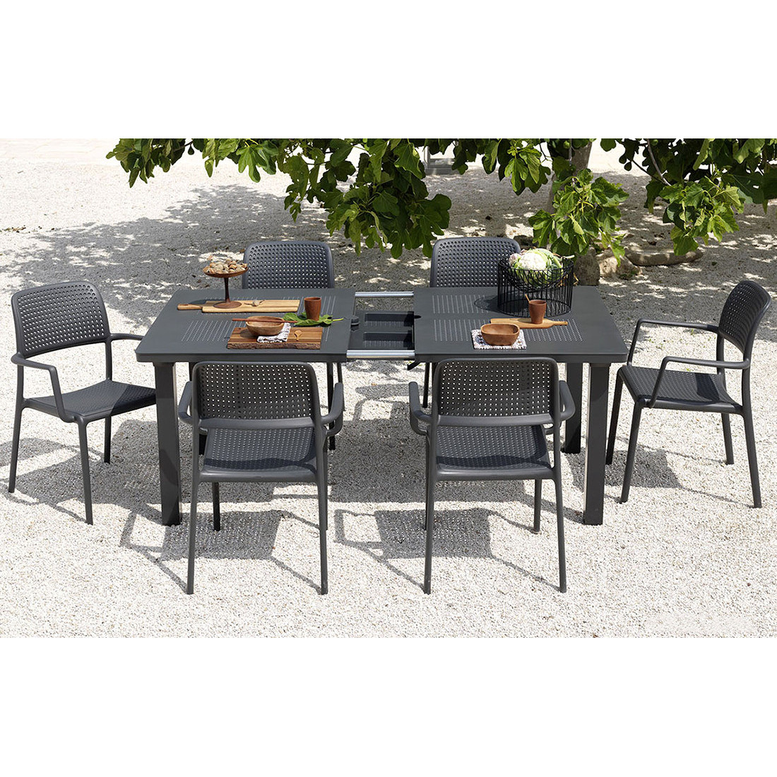 Krzesło ogrodowe Nardi Bora celeste