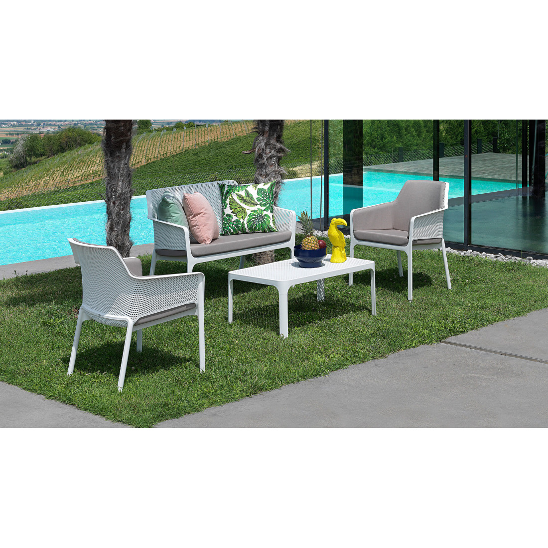 Ławka ogrodowa Nardi Net Bench antracyt