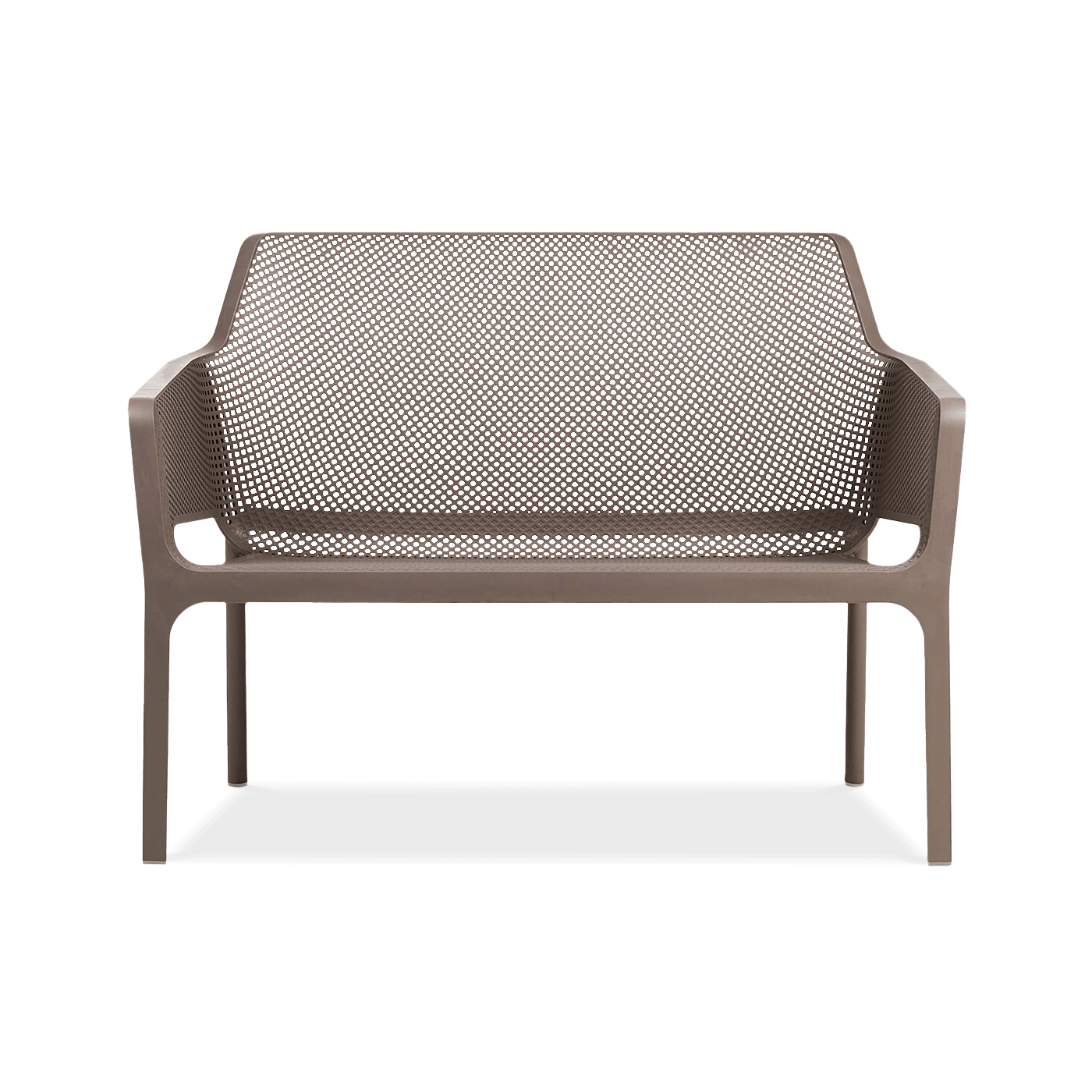 ławka balkonowa brązowa