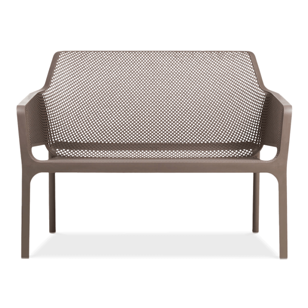 ławka balkonowa brązowa