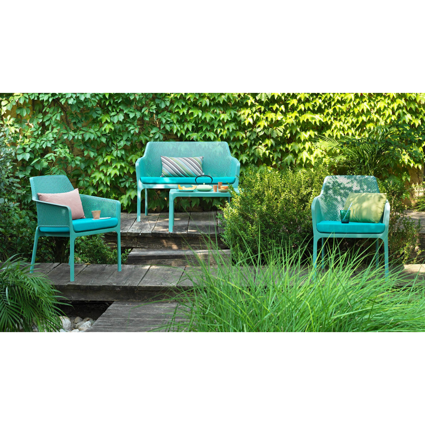 NET RELAX ANTHRACITE ARMCHAIR