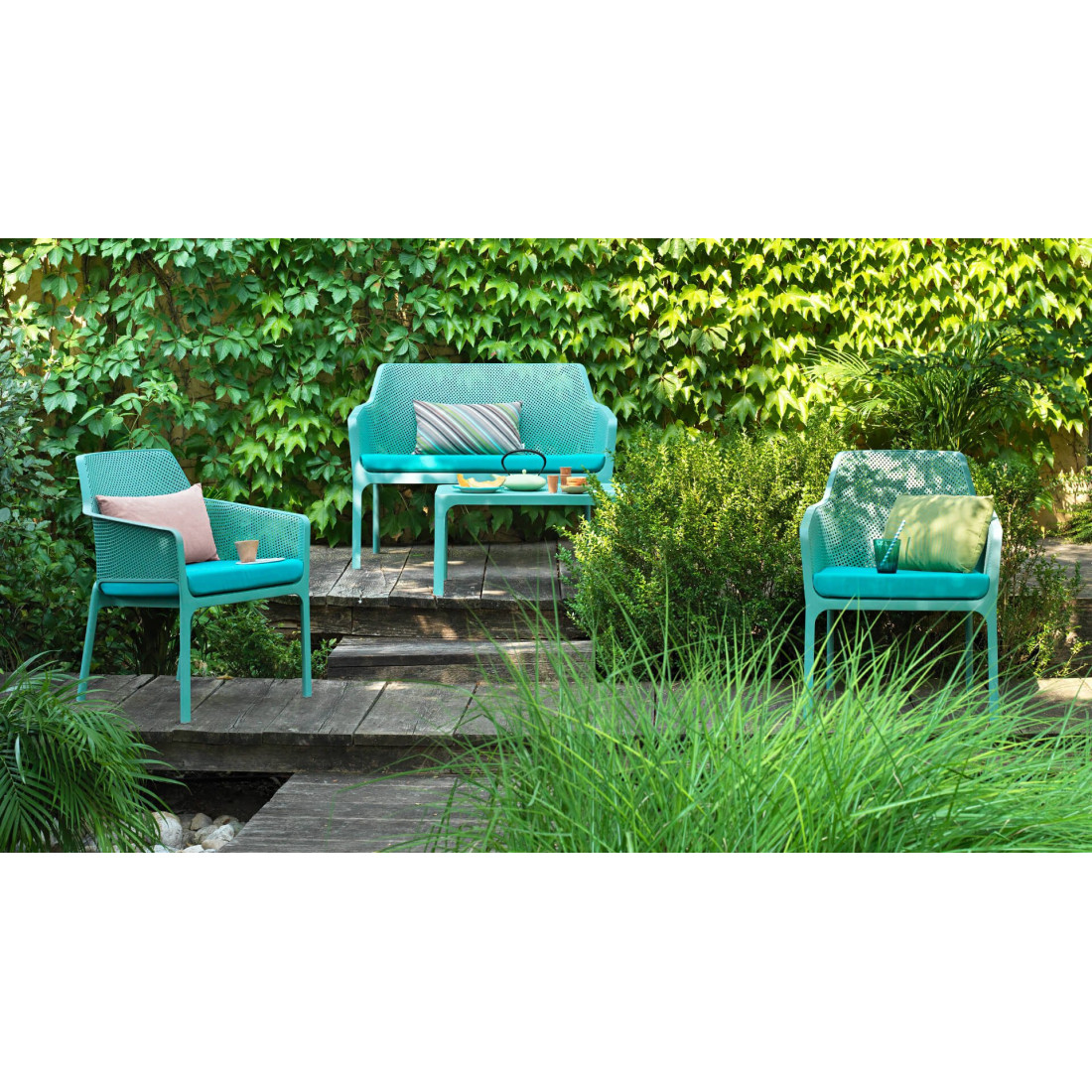 NET RELAX ANTHRACITE ARMCHAIR