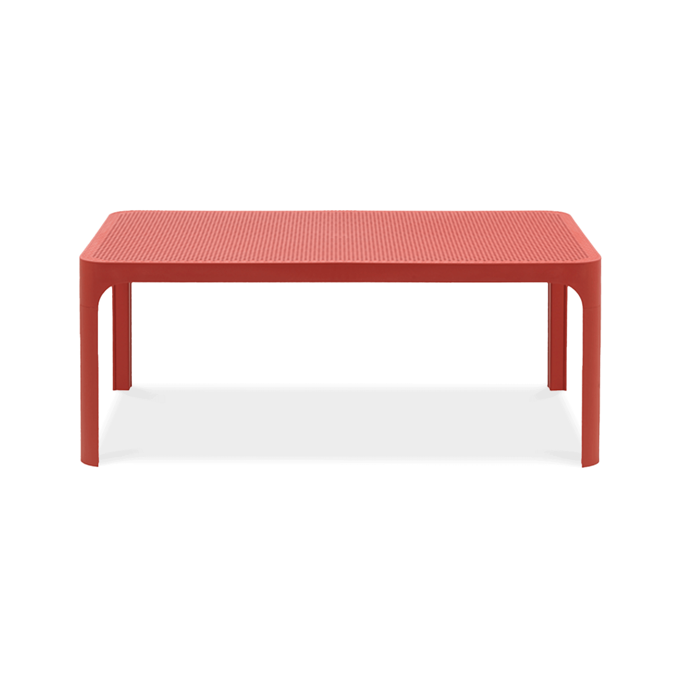 czerwony stolik tarasowy