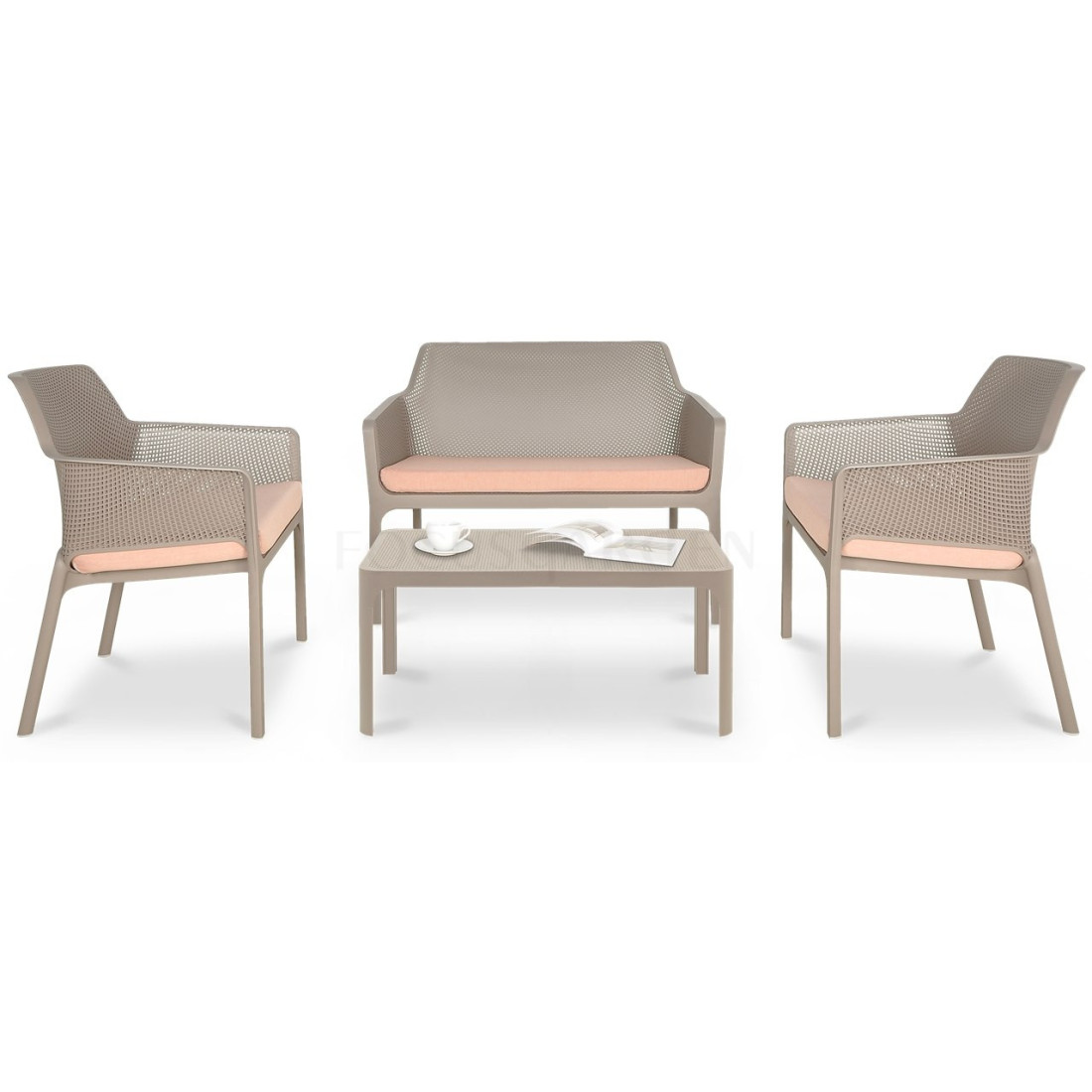 NET RELAX TORTORA/ROSA SET