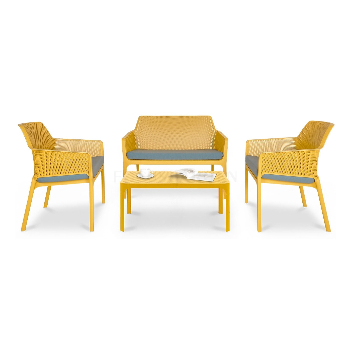 NET RELAX ZESTAW SENAPE/DENIM