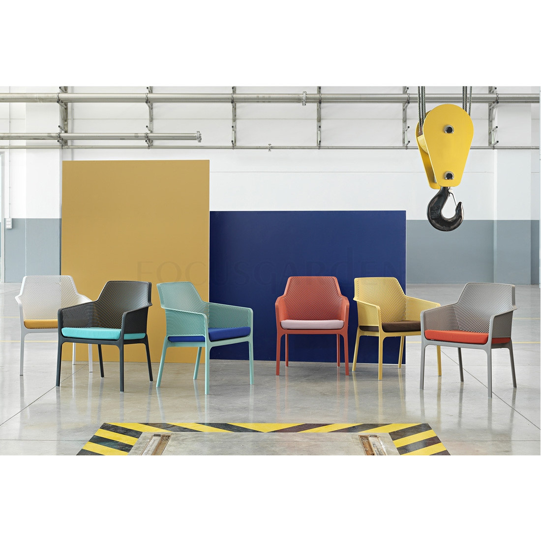 NET RELAX ZESTAW CORALLO/GRIGIO