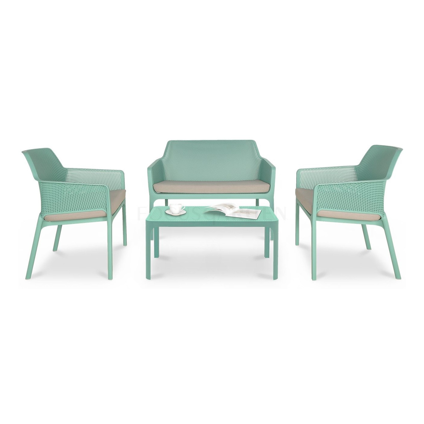 NET RELAX ZESTAW SALICE/GRIGIO