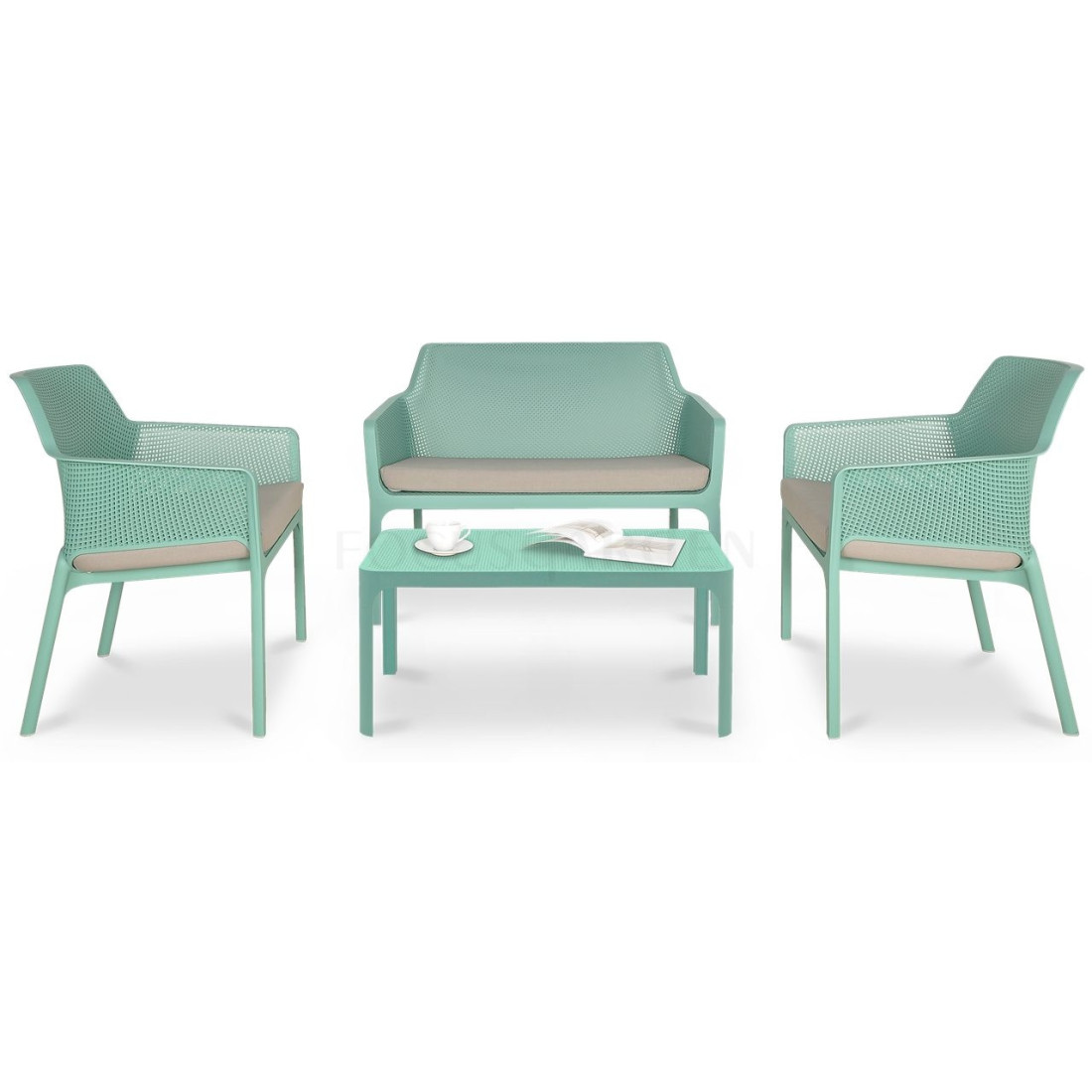 NET RELAX ZESTAW SALICE/GRIGIO