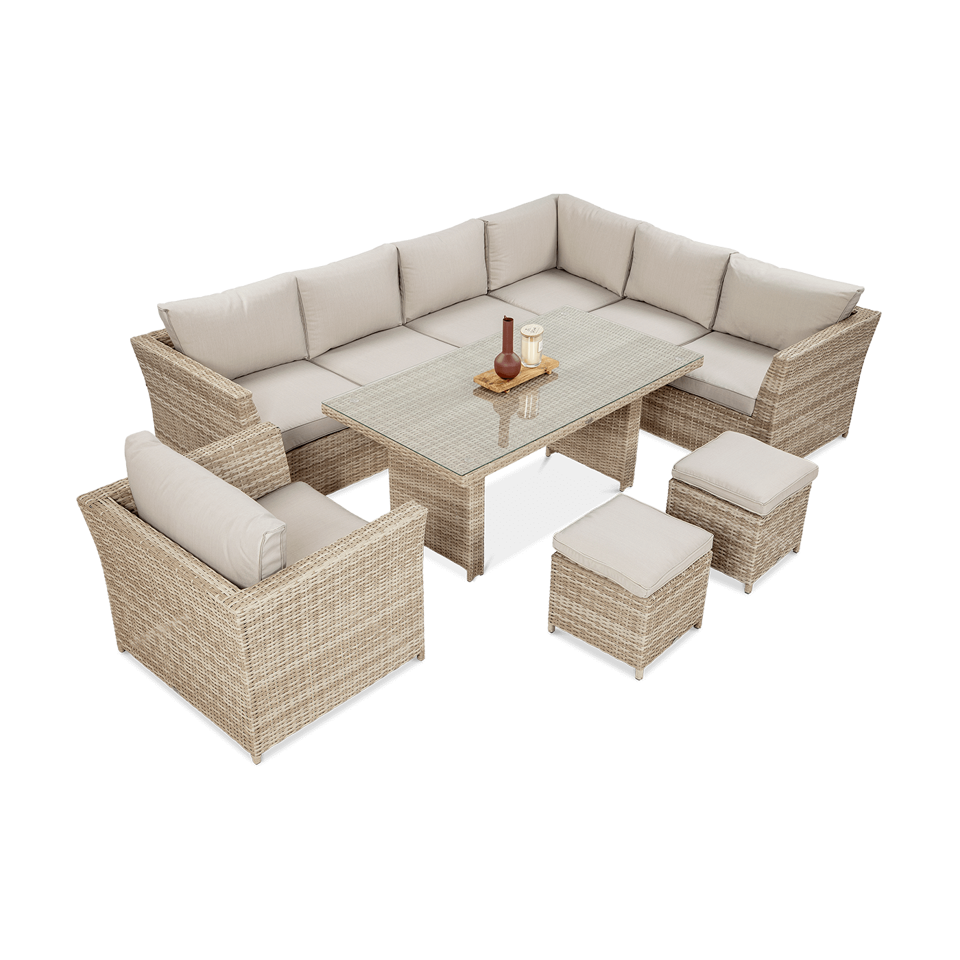 Zestaw ogrodowy MONIZ DINING PLUS Beige