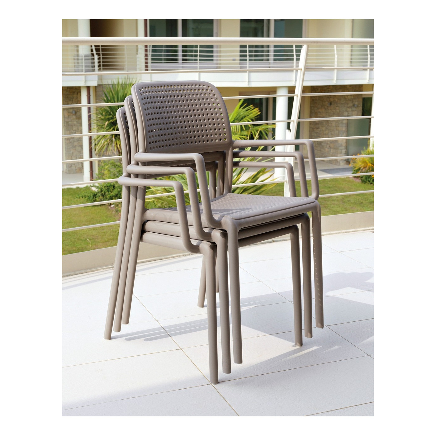 BORA/CLIP 80 4+1 TORTORA SET