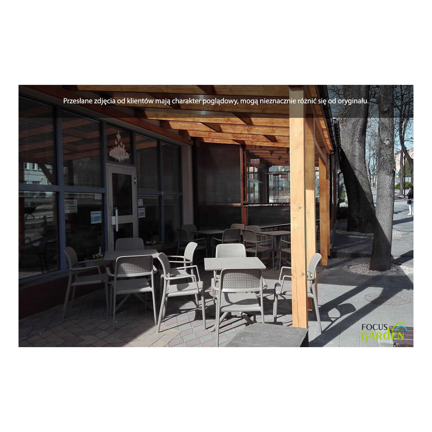 BORA/CLIP 80 4+1 TORTORA SET