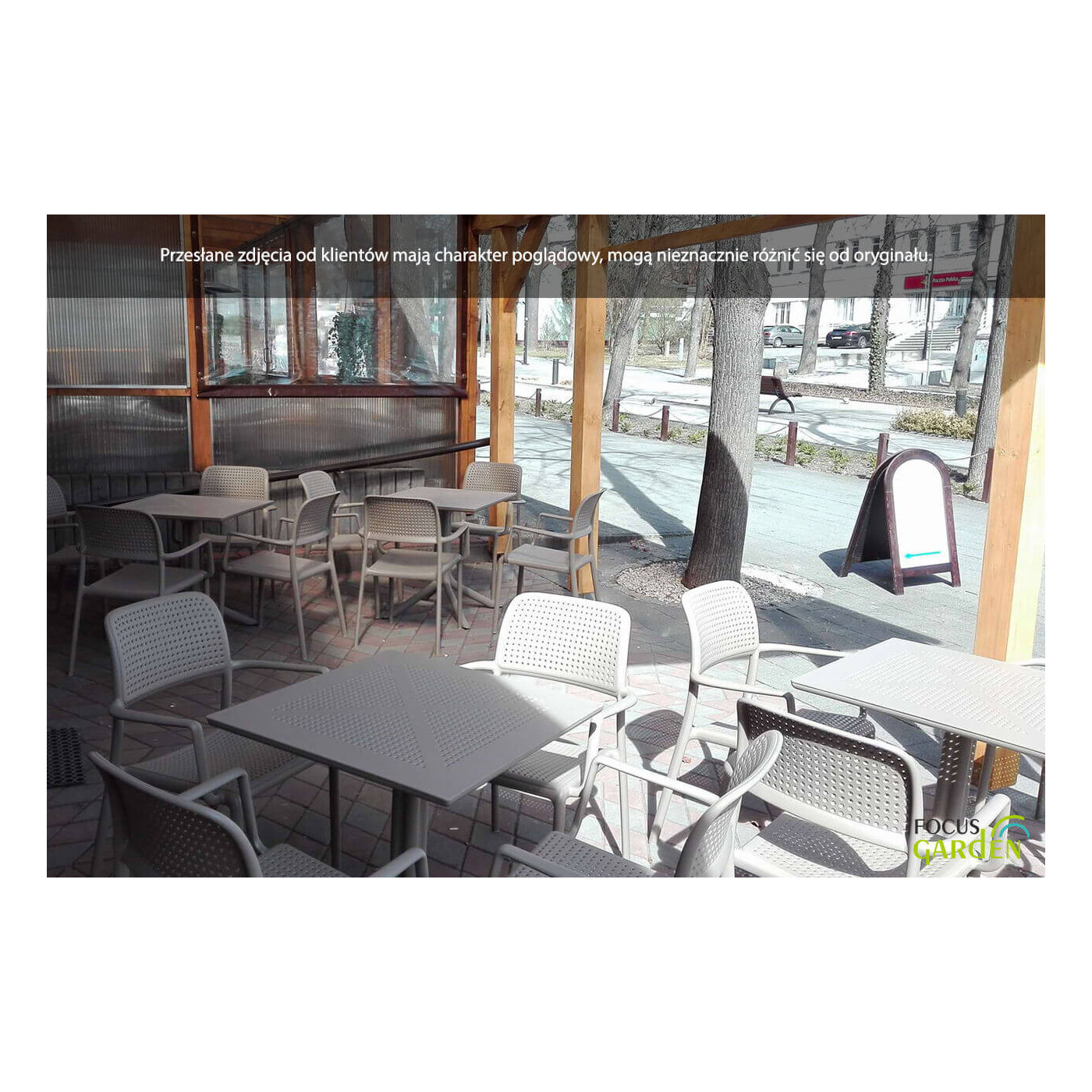 Mebel ogrodowy Nardi Boraclip 41 - Kolor Tortora