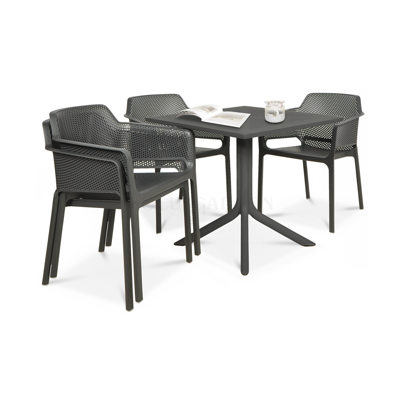 Meble ogrodowe Nardi Netclip 41 w kolorze antracytowym