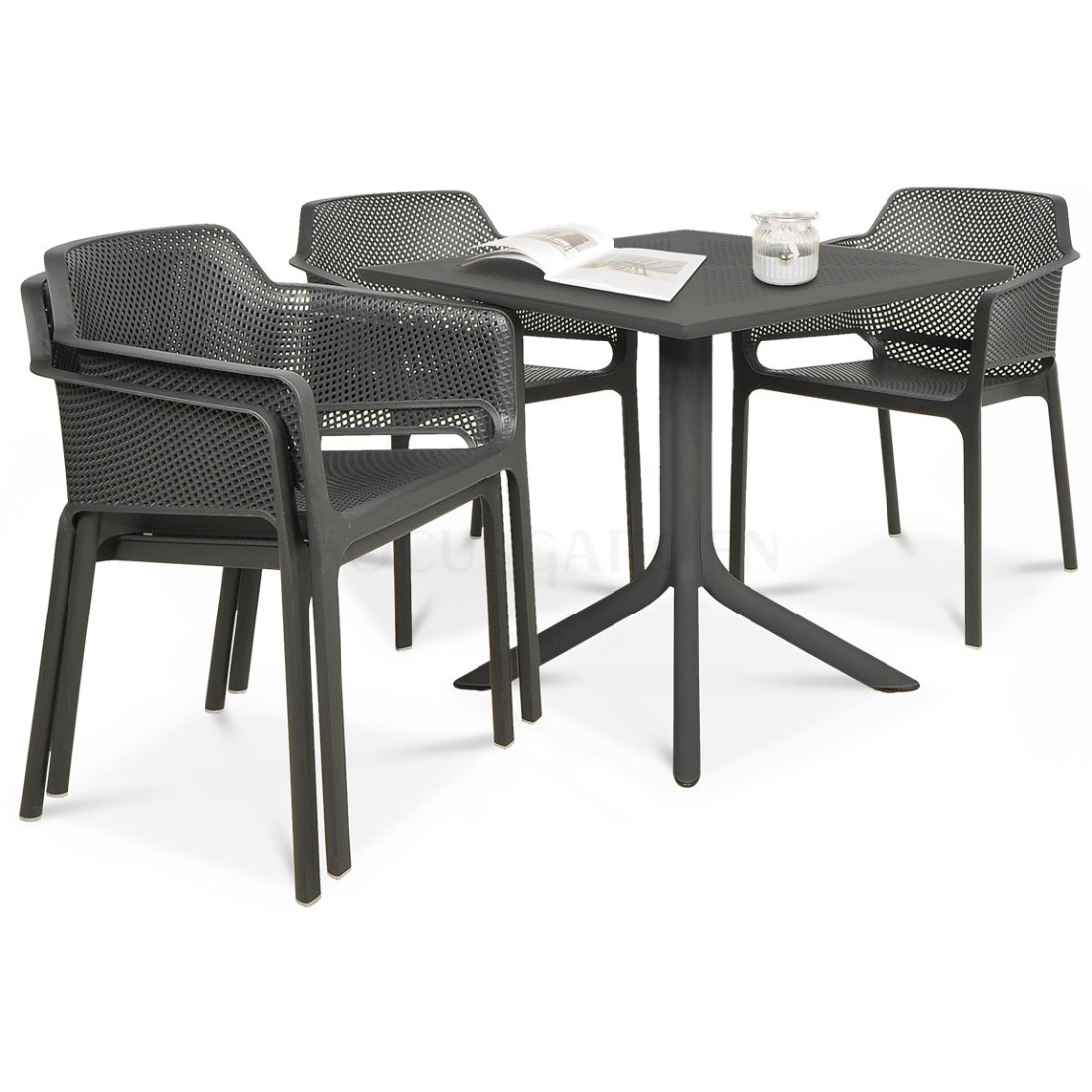 NET/CLIP 80 4+1 SET ANTHRACITE