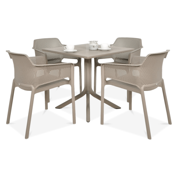 NET/CLIP 80 4+1 TORTORA SET