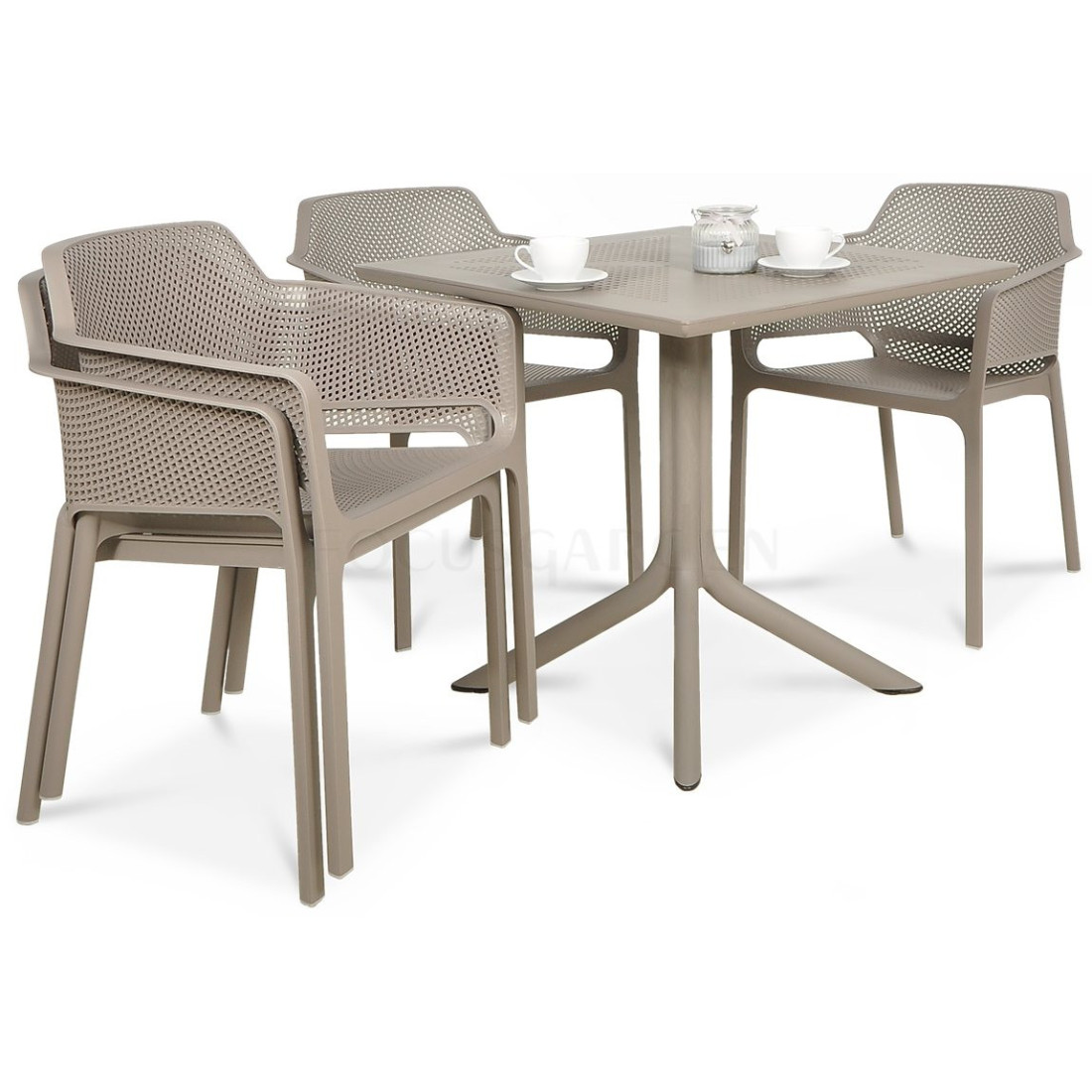 NET/CLIP 80 4+1 TORTORA SET