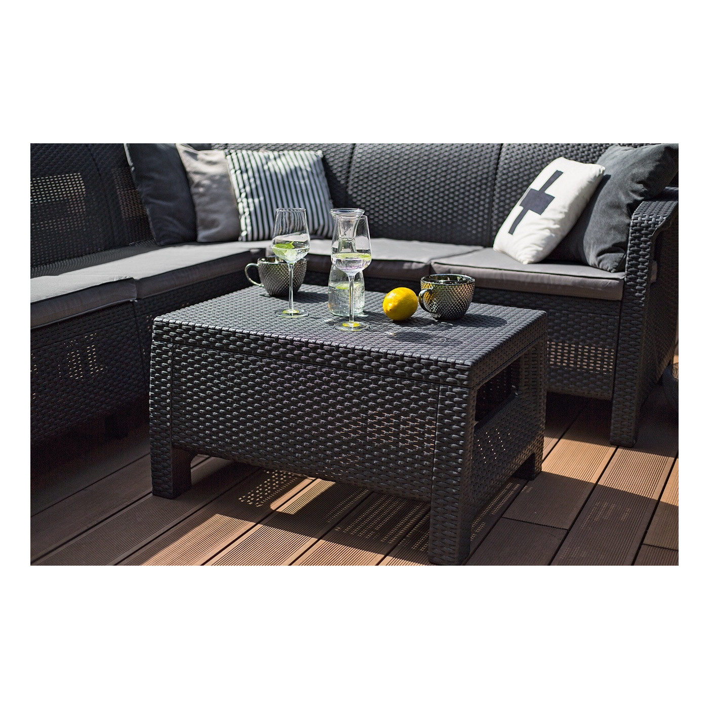 CORFU RELAX CORNER SOFA GRAPHITE