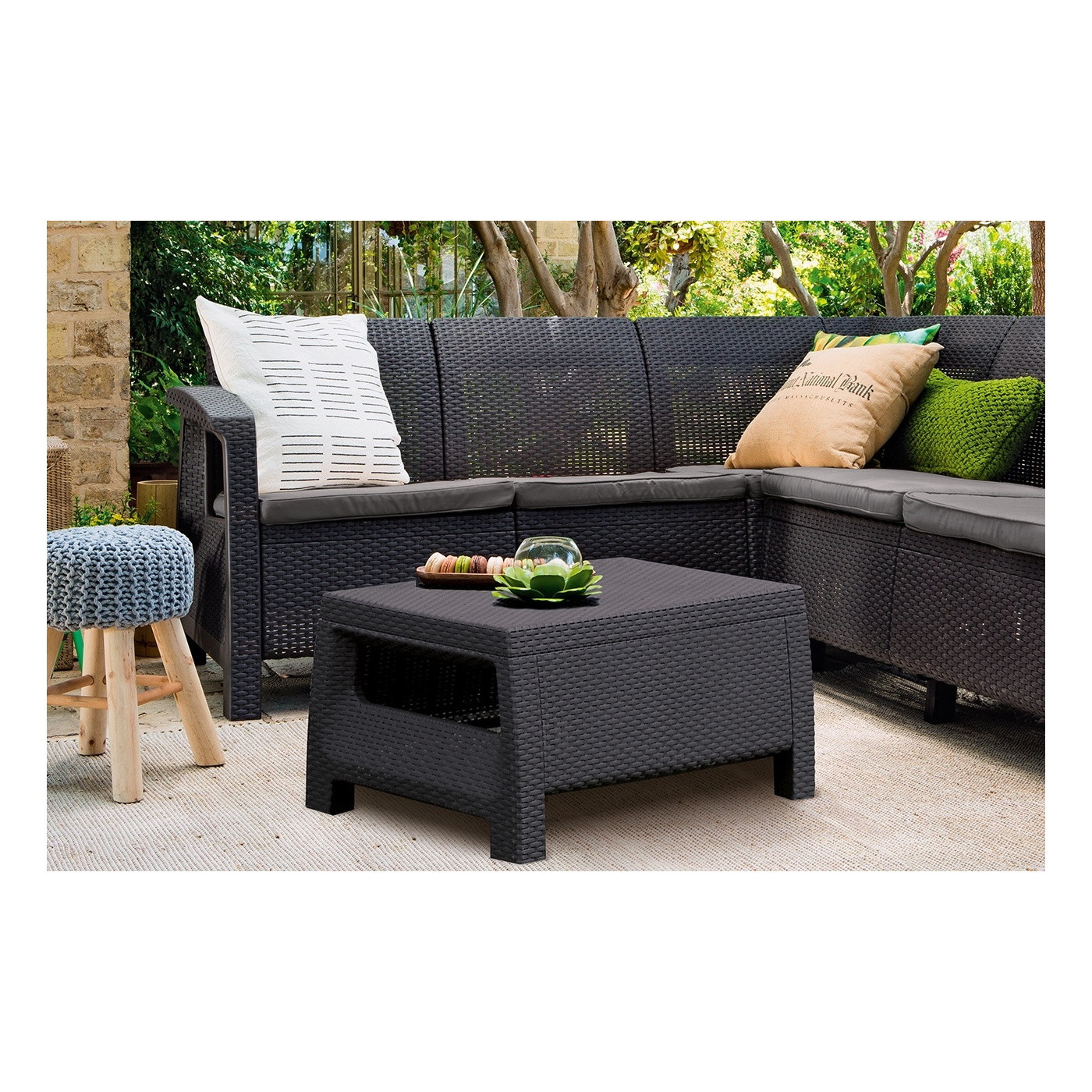 CORFU RELAX CORNER SOFA GRAPHITE