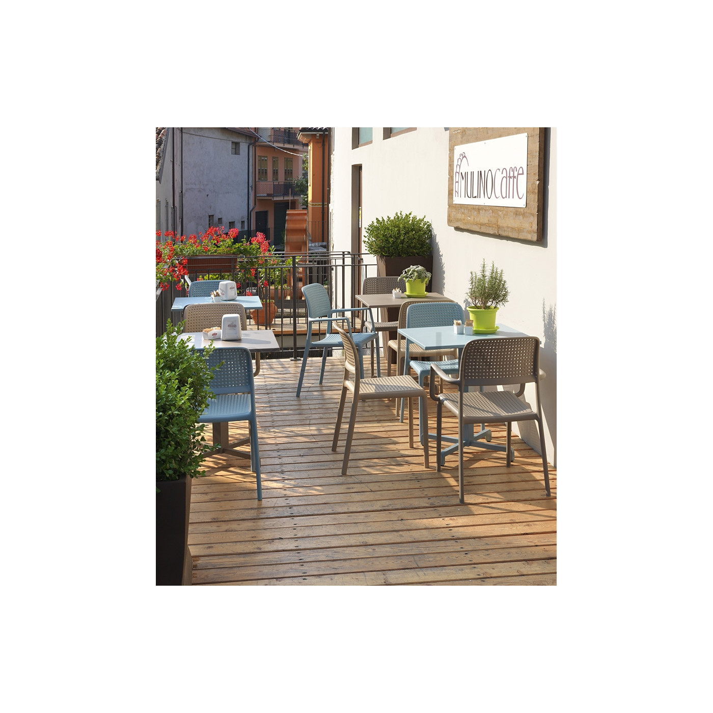 BORA BISTROT/STEP 2+1 SET ANTHRACITE