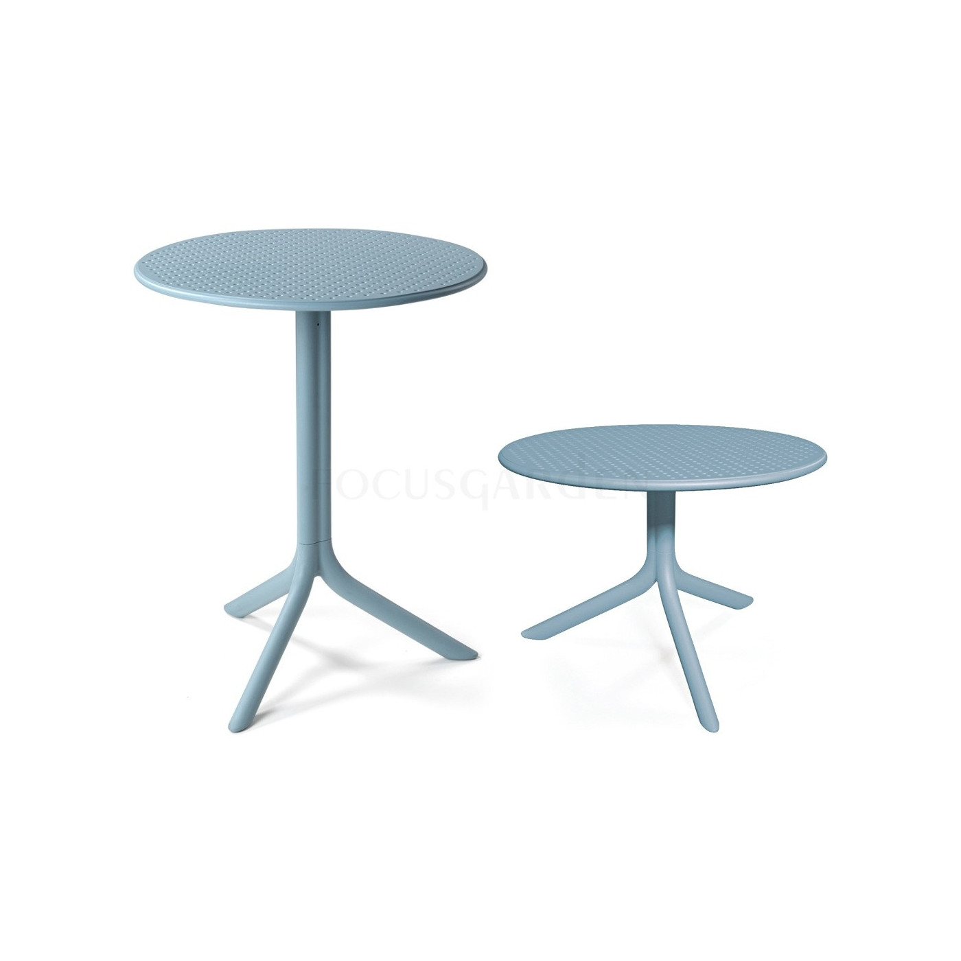 Zestaw mebli ogrodowych Nardi Bora + Step 2+1, kolor Celeste