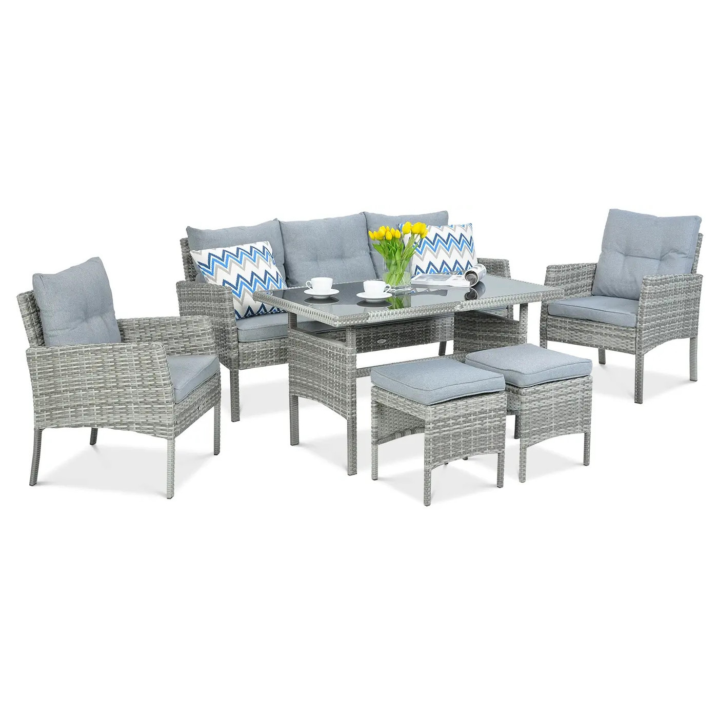 CORTINA DOLPHIN GREY SET