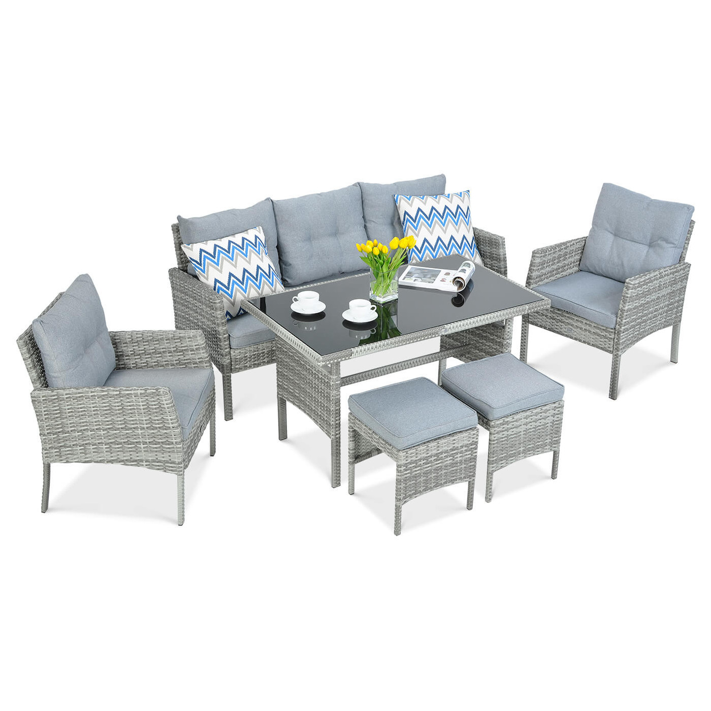 CORTINA DOLPHIN GREY SET