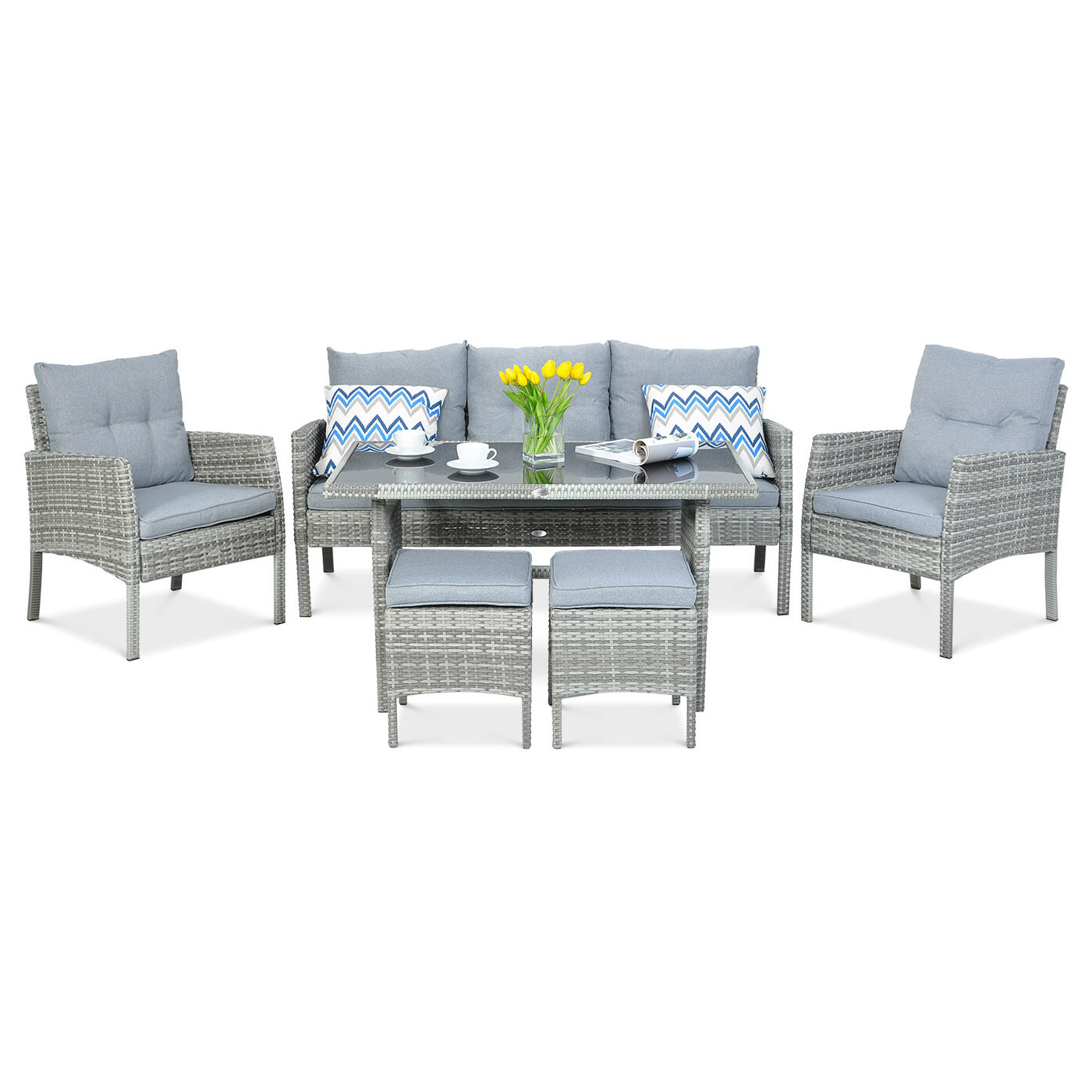 CORTINA DOLPHIN GREY SET