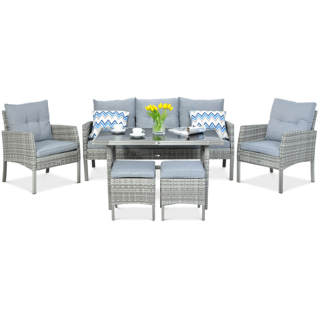 CORTINA DOLPHIN GREY SET