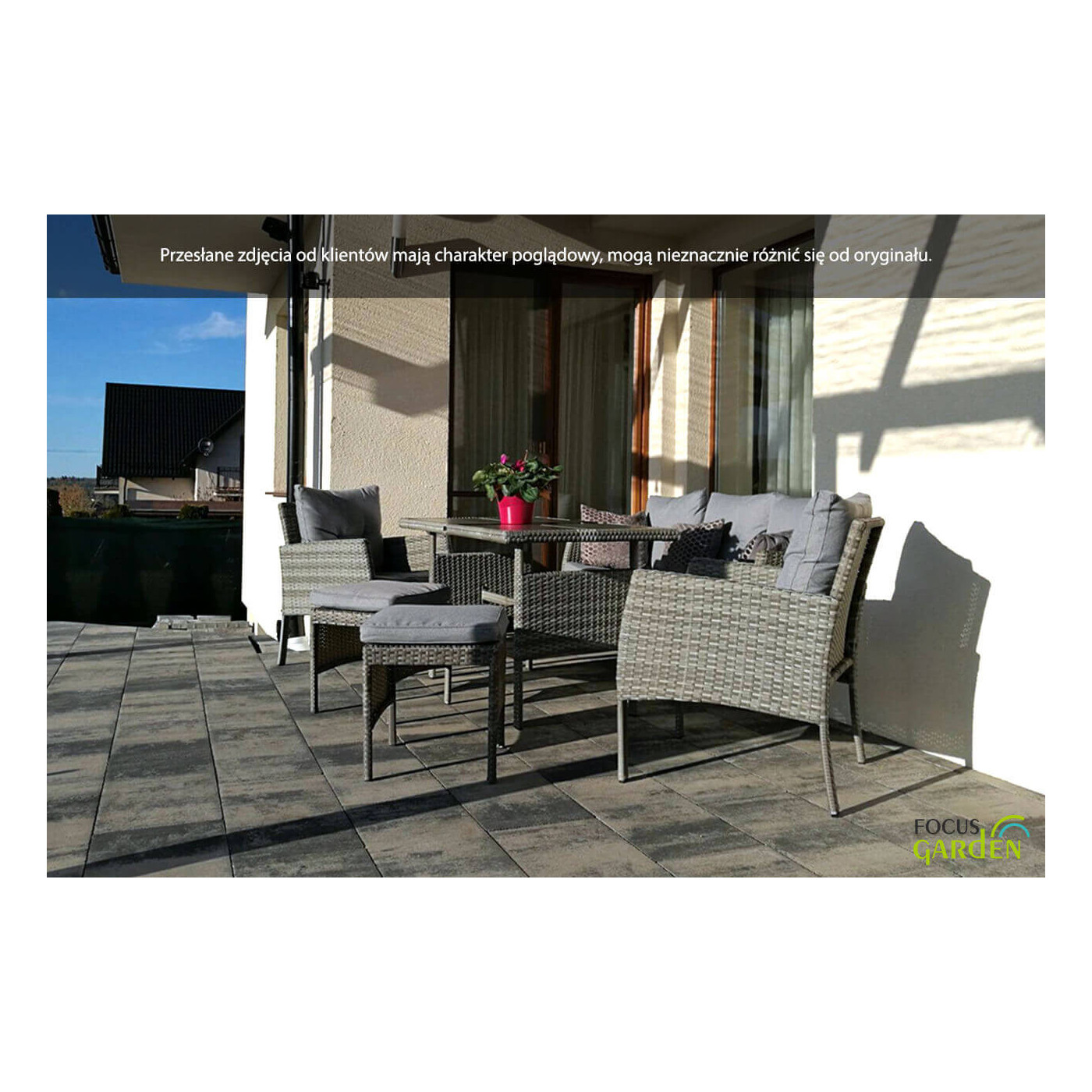 CORTINA ZESTAW DOLPHIN GREY