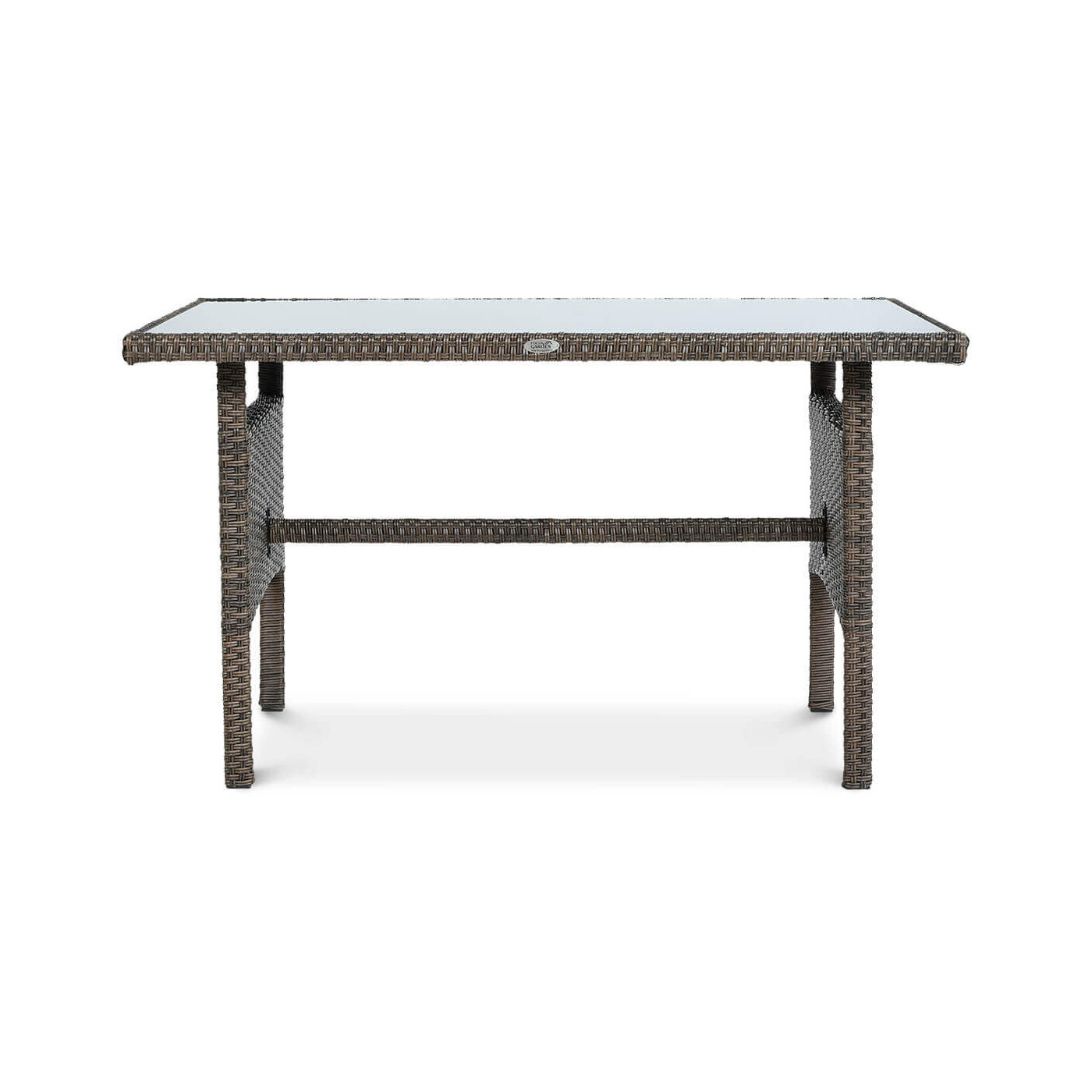 Zestaw Technorattanowy Cortina - Pufy Brown