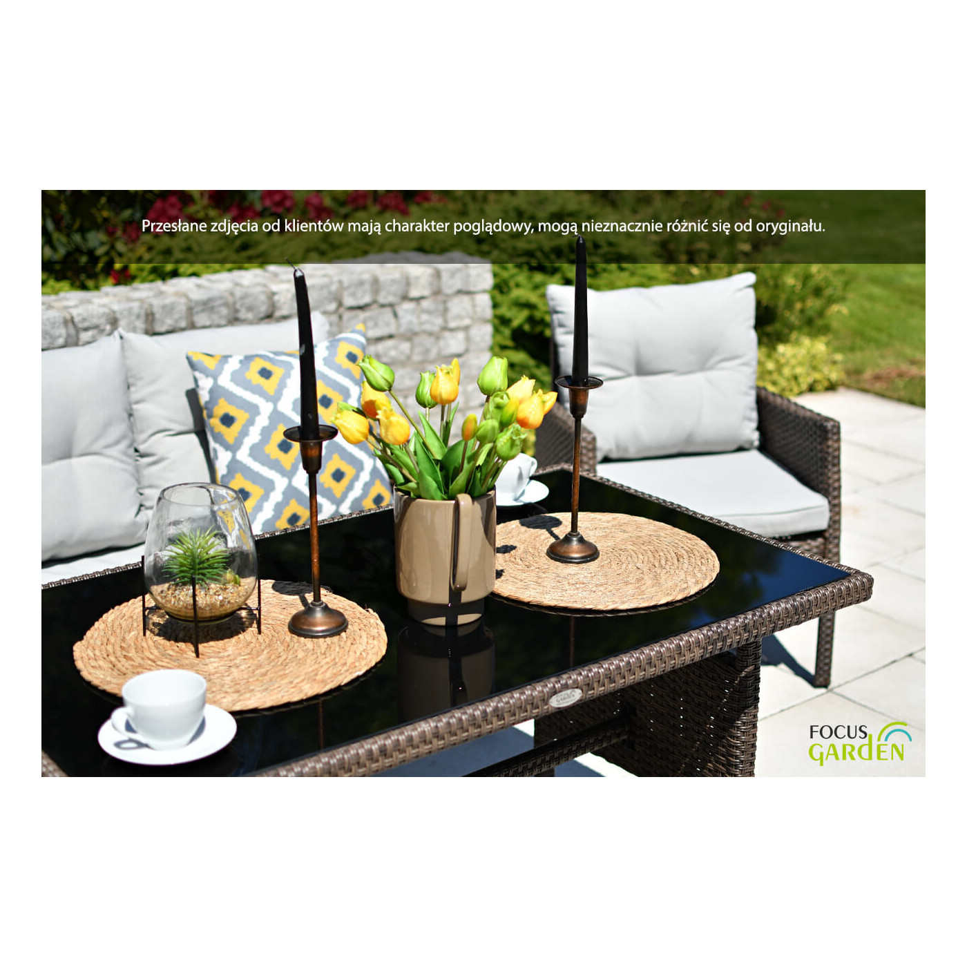 CORTINA ZESTAW BROWN