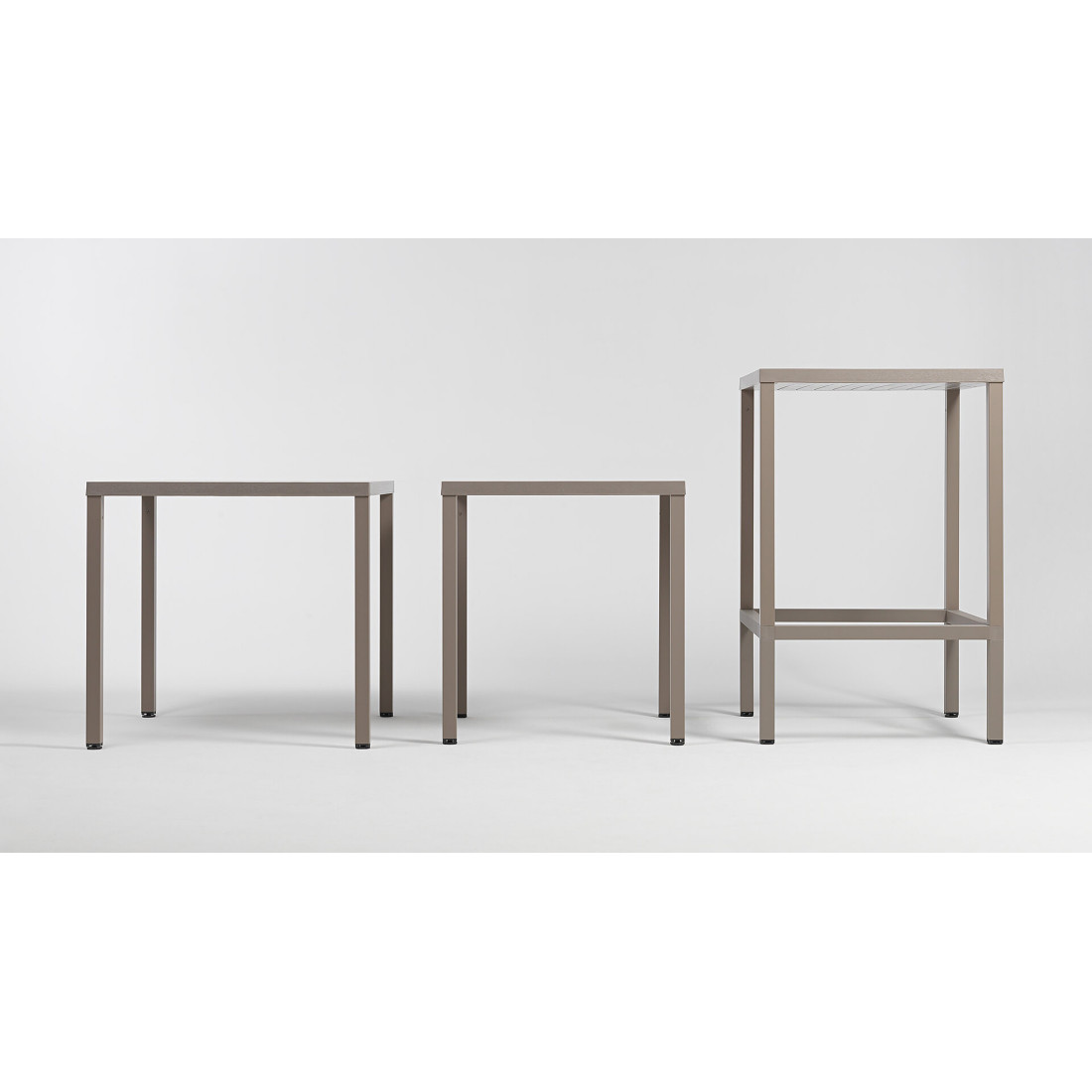 CUBE 70 TABLE ANTHRACITE ANTHRACITE