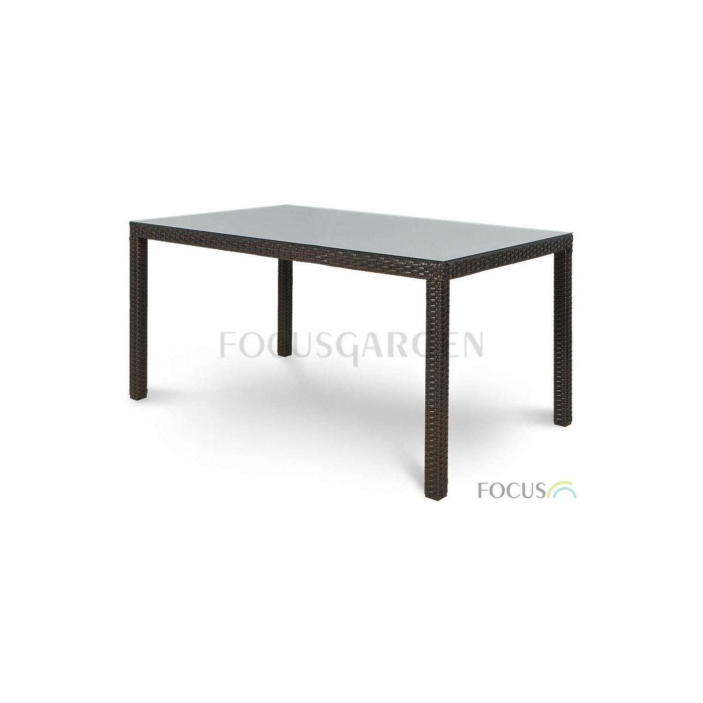 Zestaw jadalniany z technorattanu Lerida/Venecja 6+1 brown