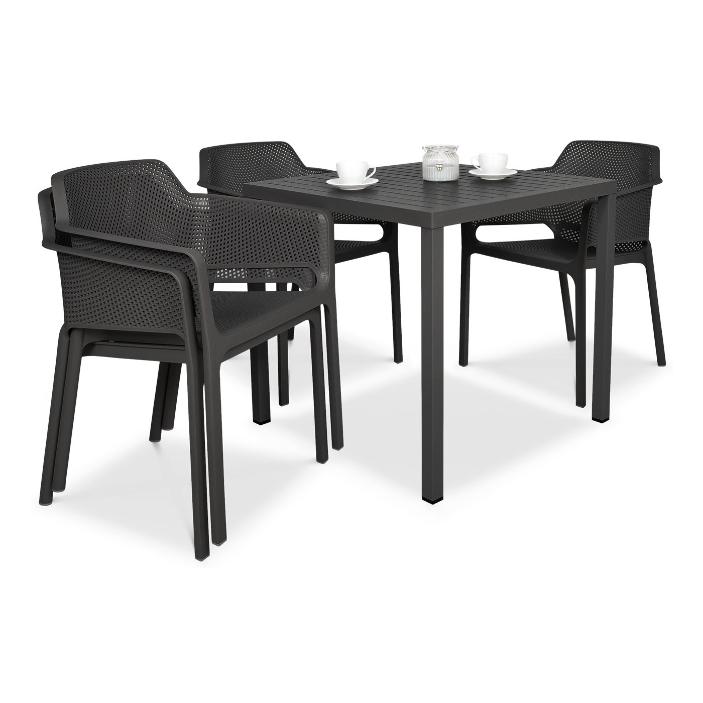 Zestaw mebli ogrodowych Nardi NetCube 80/41 - Antracyt