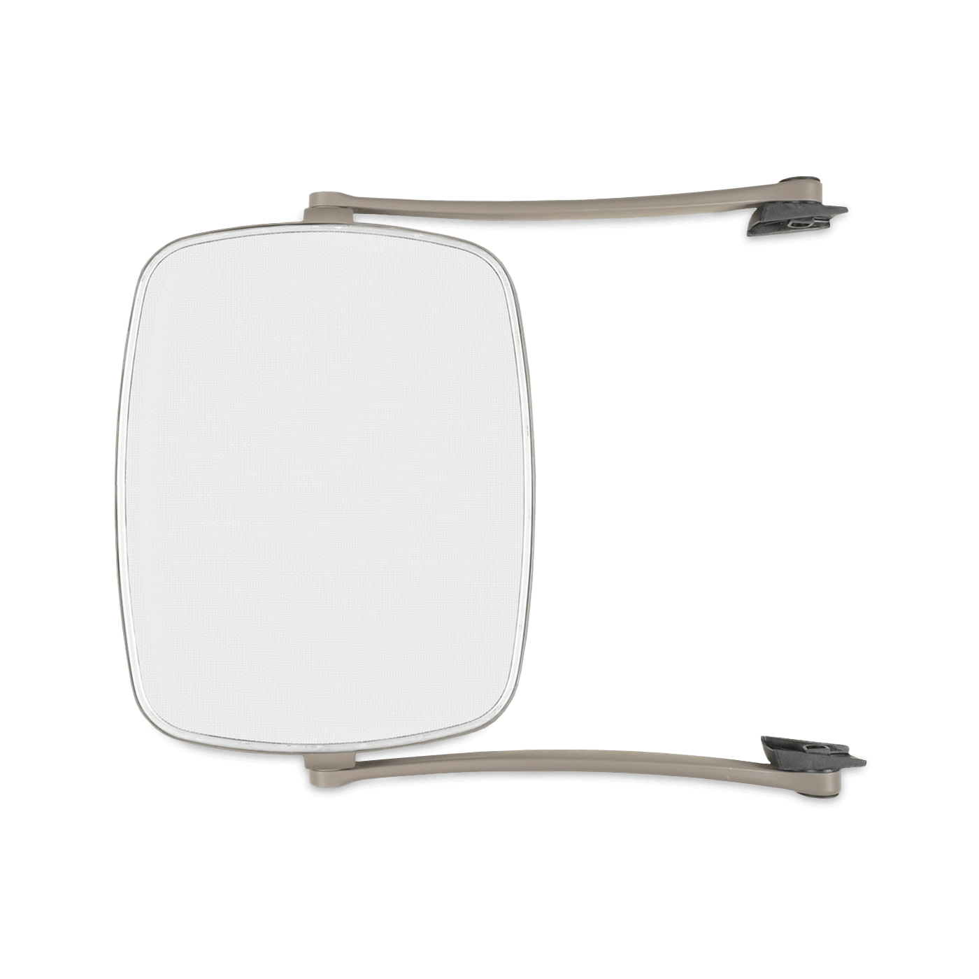 daszek do leżaka w kolorze brązowym i białym