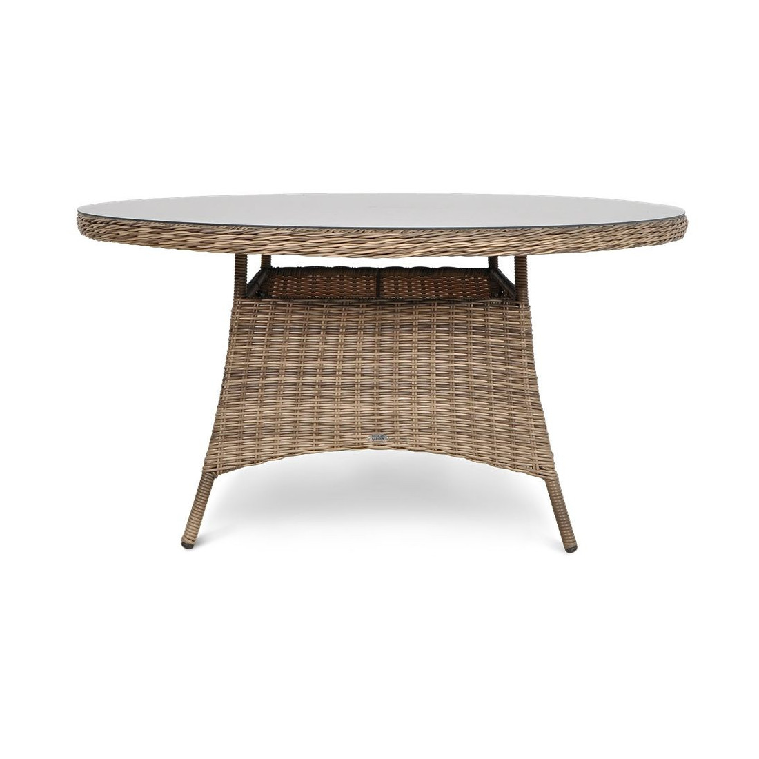 Zestaw mebli ogrodowych Ravena Brown z technorattanu