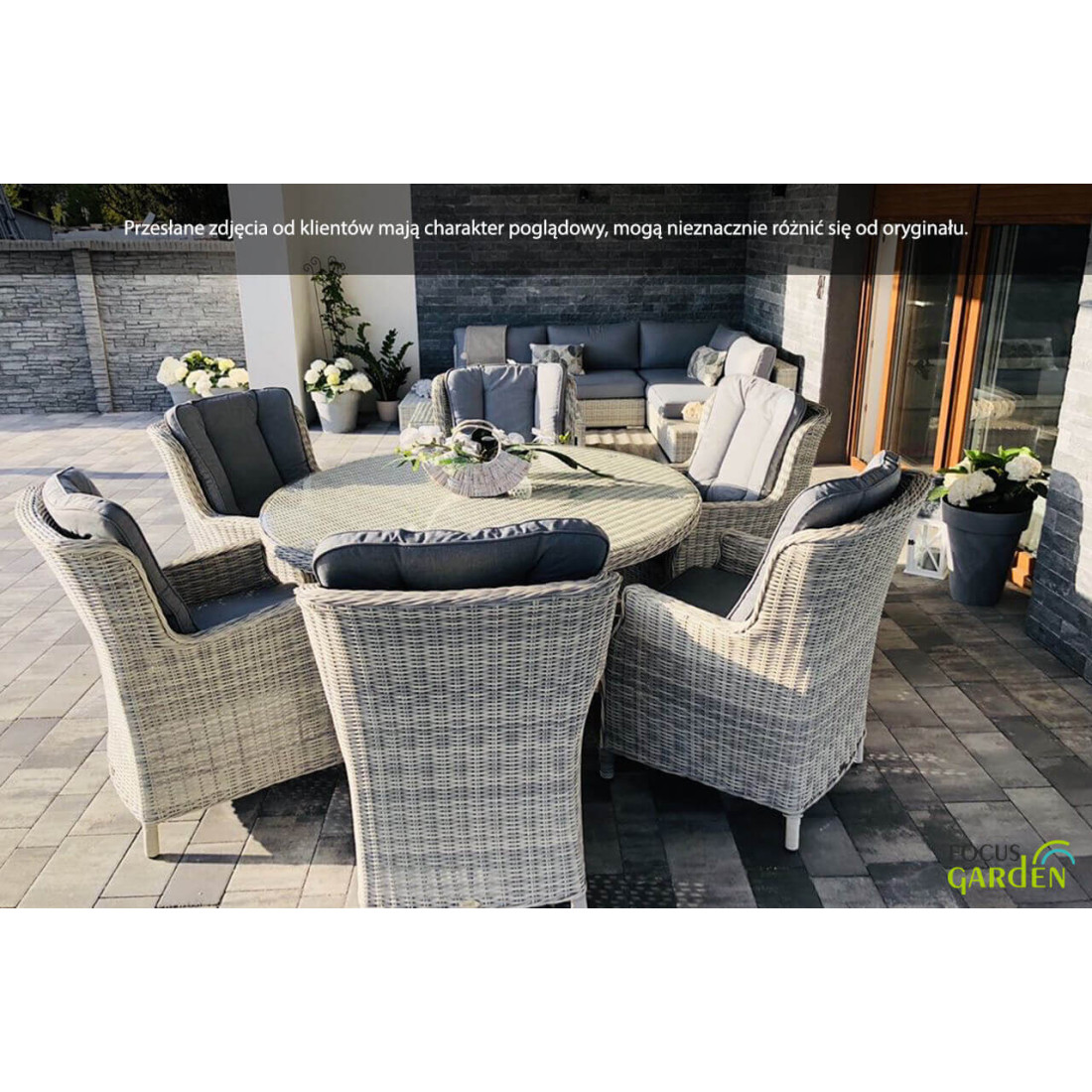 RAVENA 6+1 ZESTAW BROWN