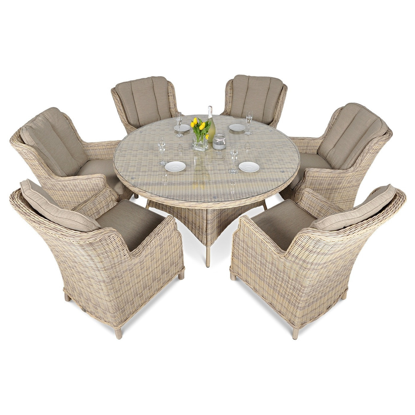 RAVENA 6+1 SET BEIGE