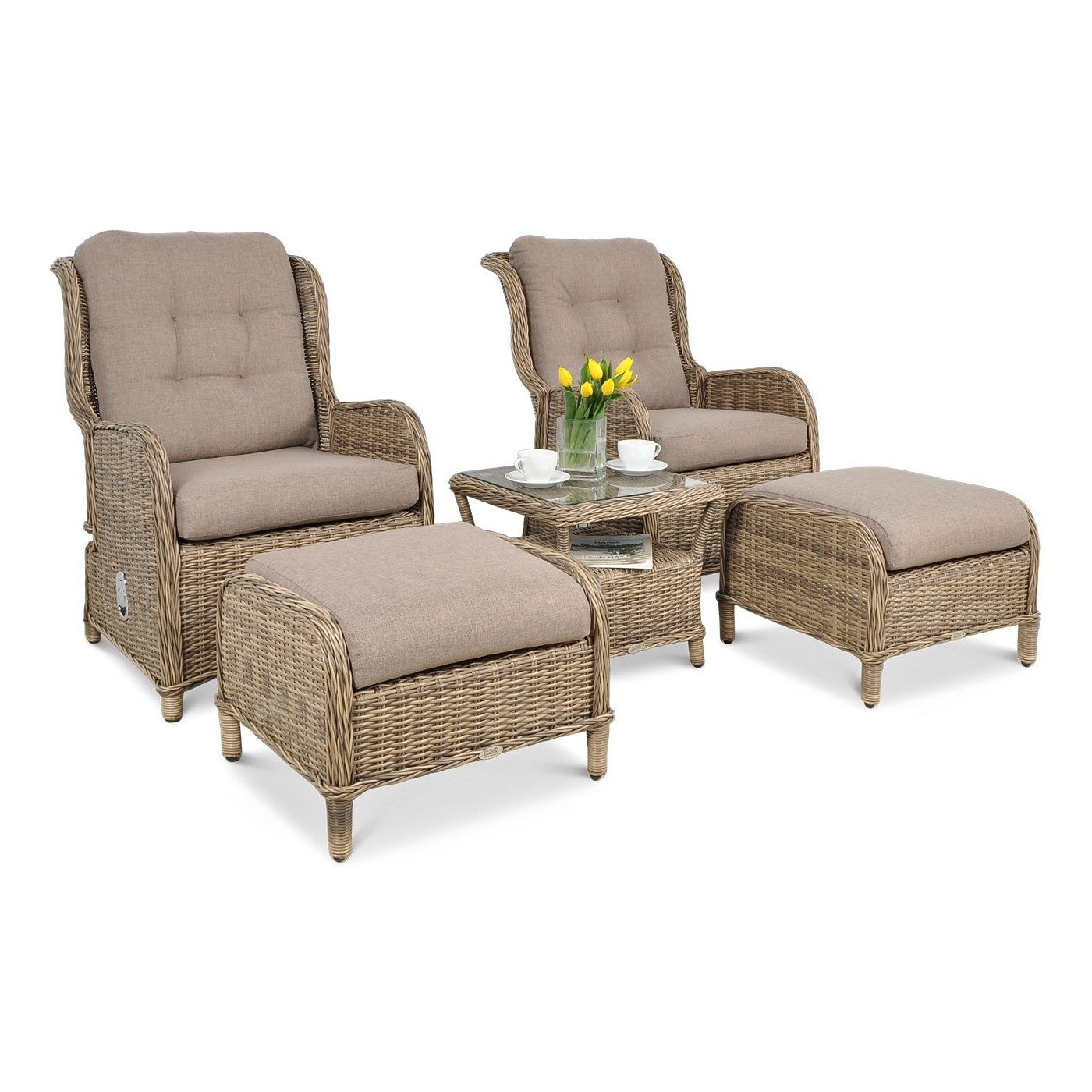 Zestaw mebli ogrodowych SIENNA DUO Premium Brown