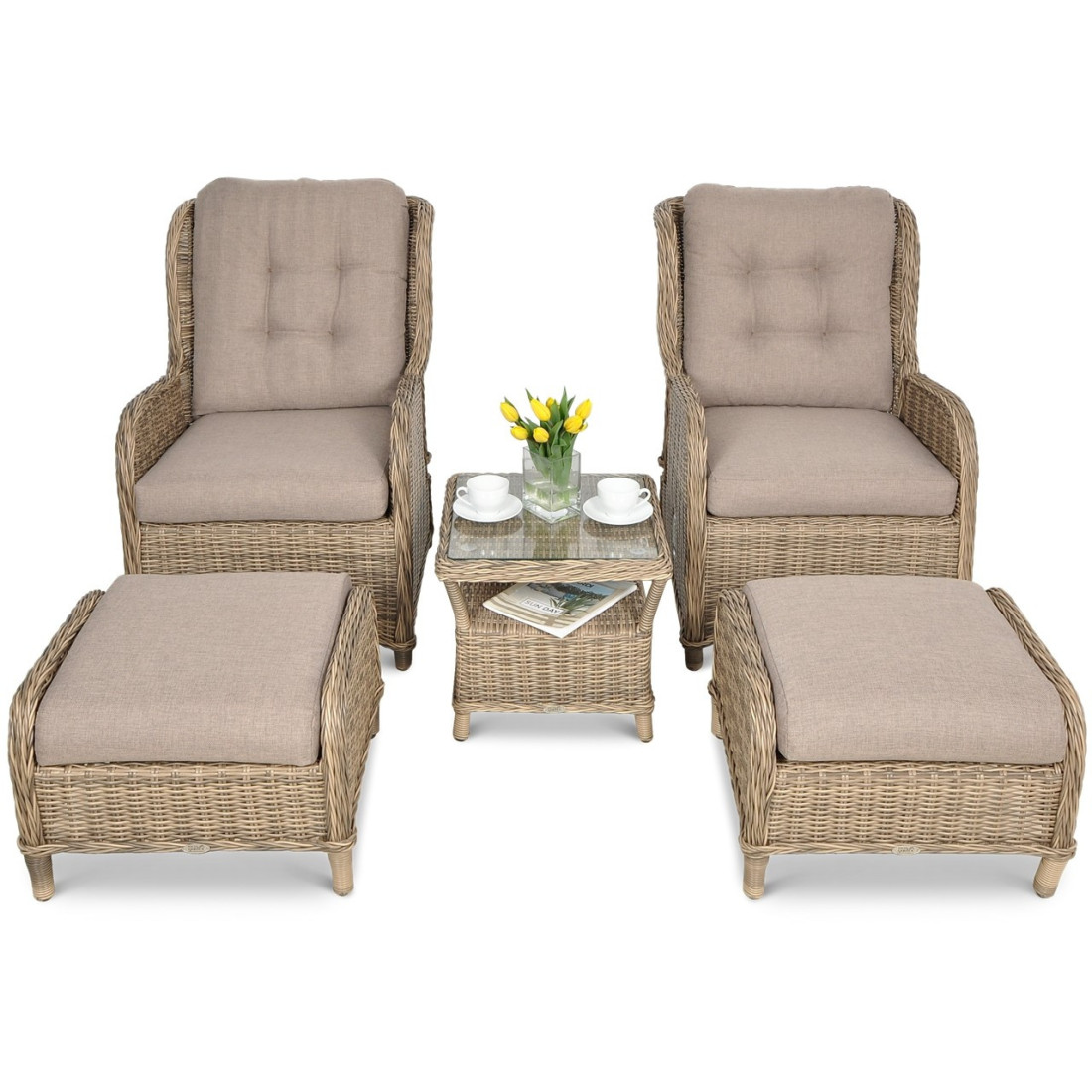 SIENNA DUO PREMIUM ZESTAW BROWN