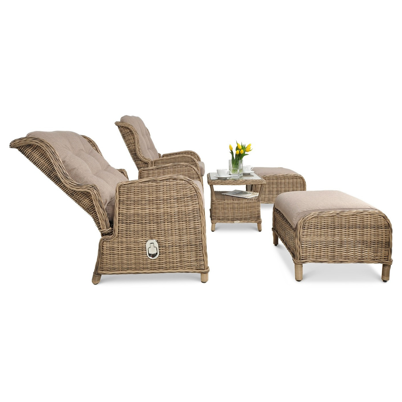 Zestaw mebli ogrodowych SIENNA DUO Premium Brown