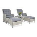 Zestaw ogrodowy SIENNA DUO Premium White Grey