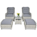SIENNA DUO PREMIUM SET WHITE GREY