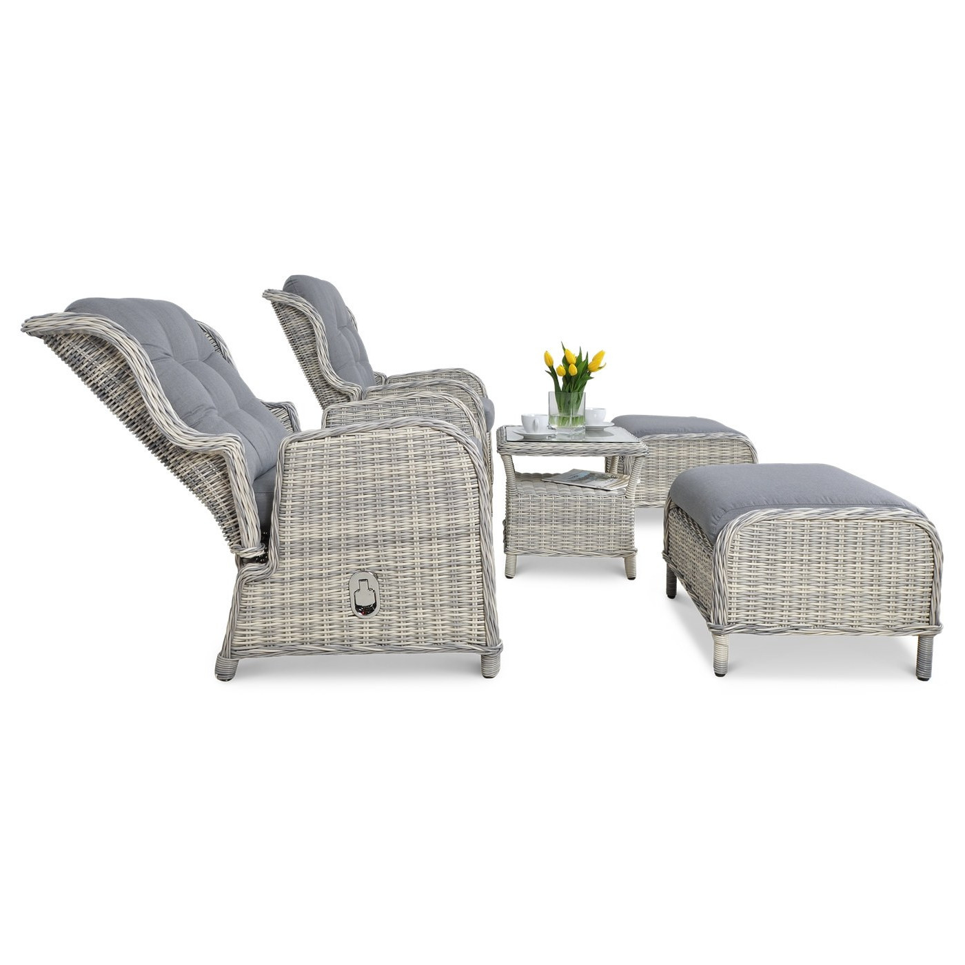 Zestaw ogrodowy SIENNA DUO Premium White Grey