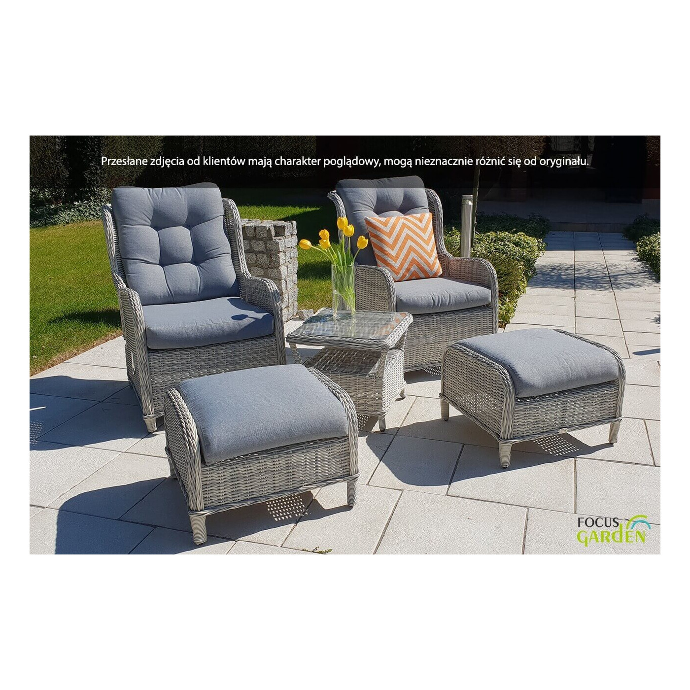 SIENNA DUO PREMIUM ZESTAW WHITE GREY