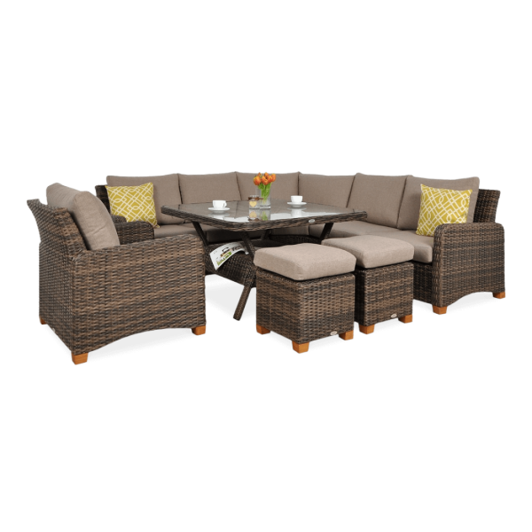 TOLEDO DINING CORNER BROWN