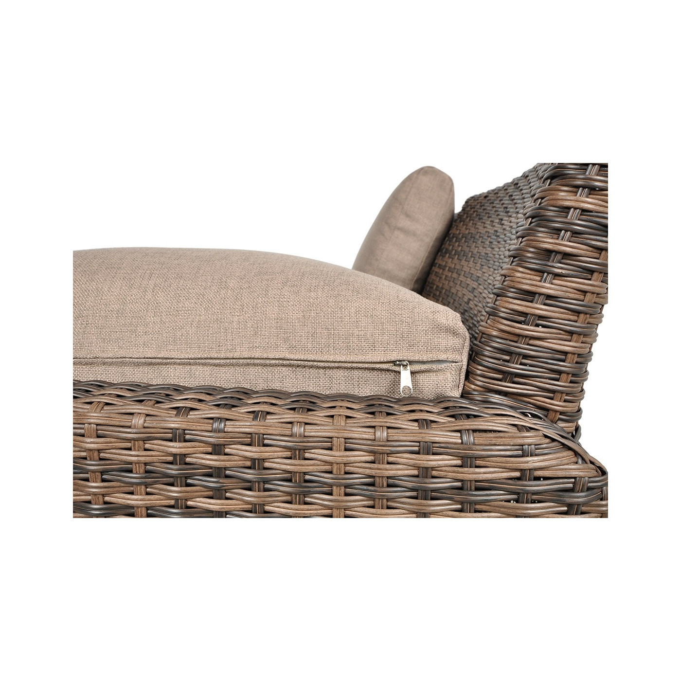 Naroznik technorattanowy Toledo Dining Brown