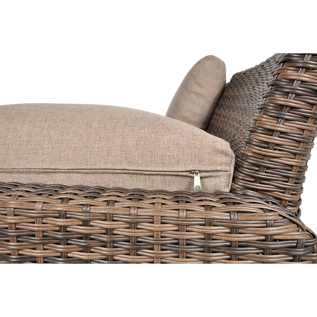 Naroznik technorattanowy Toledo Dining Brown