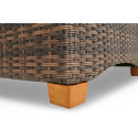 Naroznik technorattanowy Toledo Dining Brown